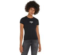Tommy Jeans T-shirt Maniche Corte Donna Slim Scollo Rotondo, Nero (Black), 6XL