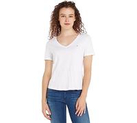 Tommy Jeans Maglietta A Maniche Corte Con Collo A V Slim Soft