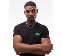 Tommy Jeans Maglietta lime / nero, Taglia M