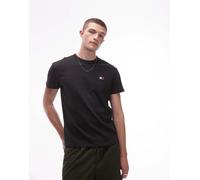 Tommy Jeans Tjm Reg - Maglietta da Uomo con Distintivo, Blu Navy Scuro, M-L