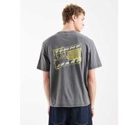 Tommy Jeans - T-shirt nero slavato con logo a bandiera stile anni '90 44