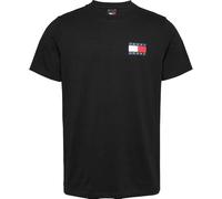 Tommy Jeans T-shirt slim da uomo con logo, Nero, XL