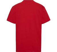 T-Shirt Casual Tommy Jeans T-Shirt Tjm Classic Linear Cotone Rosso