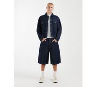 Tommy Jeans - Theo - Pantaloncini di jeans ampi blu lavaggio scuro-Blu navy 34