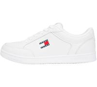 Tommy Jeans Tjm Cupsole Long Lace Leather EM0EM01707 Low Top, Bianco (Ecru), 40 EU, Bianco Ecru, 43 EU