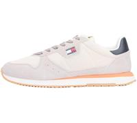 Tommy Jeans Tjm Eva Runner Leather Em0em01690, Basso Top Uomo, Beige (Stone), 45 EU