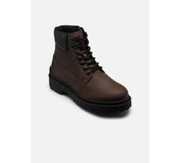 Tommy Jeans - TJM LACE UP BOOT LEA Marrone - Stivaletti e tronchetti 44 Marrone