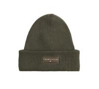 Tommy Jeans Tjm Linear Beanie Am0Am13666 Berretto, Green (Fatigue Green), Taglia Unica Adulto