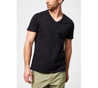 Tommy Jeans - TJM Original Jersey Tee V Neck Nero - Abbigliamento S Nero