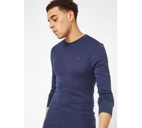 Tommy Jeans - TJM ORIGINAL RIB LONGSLEEVE TEE Blu - Abbigliamento L Blu