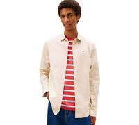 Tommy Jeans Tjm Original Stretch Shirt Dm0dm04405, Camicia a Maniche Lunghe Uomo, Beige (Gulf Sand), L