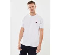 Tommy Jeans - Tjm Reg Badge Tee Ex Bianco - Abbigliamento S Bianco