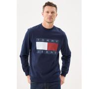 Tommy Jeans Big Flag M - maglione - uomo M Dark Blue man