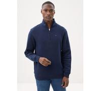 Tommy Jeans - Tjm Reg Fleece Qz Mo Blu - Abbigliamento S Blu