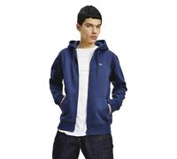 Tommy Jeans Tjm Reg. fleece zip - felpa con cappuccio - uomo XL Blue man Cotone Organico/Biologico