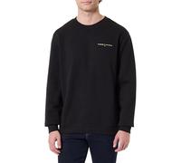 Tommy Jeans Tjm Reg Linear Crew Ext Dm0Dm20249, Felpa Pullover, Uomo, Nero (Black), S