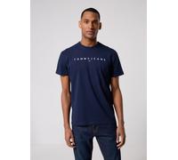 Tommy Jeans Uomo T-Shirt Maniche Corte Linear Logo Cotone