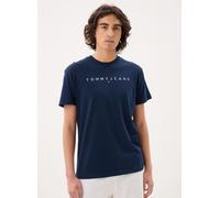 Tommy Jeans - Tjm Reg Linear Logo DM0DM20744 Blu - Abbigliamento S Blu