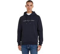 Tommy Jeans Tjm Reg Linear Logo Hoodie Ext DM0DM17985, Uomo, Blu (Dark Night Navy), M