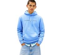 Tommy Jeans Tjm Reg Linear Logo Hoodie Ext Dm0Dm20746, Felpa con Cappuccio, Uomo, Blu (Light Horizon Blue), S