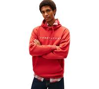 Tommy Jeans Tjm Reg Linear Logo Hoodie Ext Dm0Dm20746, Felpa con Cappuccio, Uomo, Rosso (Terracotta Red), M