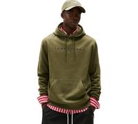 Tommy Jeans Tjm Reg Linear Logo Hoodie Ext Dm0Dm20746, Felpa con Cappuccio, Uomo, Verde (Dark Greenery), XS