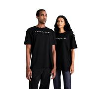 Tommy Jeans Tjm Reg Linear Logo Tee Ext DM0DM17993 Magliette a Maniche Corte, Nero (Black), XL Uomo