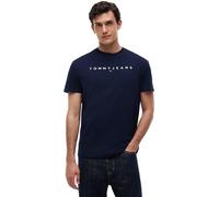 Tommy Jeans Reg Linear Logo Short Sleeve T-shirt Blu S Uomo