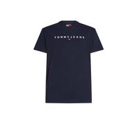 Tommy Jeans Tjm Reg Linear Logo Tee Ext Dm0Dm20744, Maglietta a Maniche Corte, Uomo, Blu (Dark Night Navy), XL