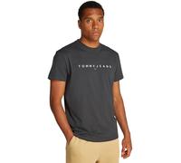 Tommy Jeans Tjm Reg Linear Logo Tee Ext Dm0Dm20744, Maglietta a Maniche Corte, Uomo, Grigio (Washed Black), M