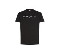 Tommy Jeans Tjm Reg Linear Logo Tee Ext Dm0Dm20744, Maglietta a Maniche Corte, Uomo, Nero (Black), S