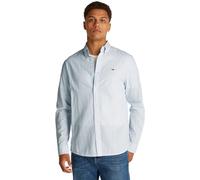 Tommy Jeans Tjm Reg Linen Blend LS Shirt Ext, Camicia L/S Uomo, Blu (Sweet Blue), XS
