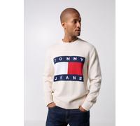 Tommy Jeans - Tjm Reg Melange Flag DM0DM22105 Beige - Abbigliamento S Beige
