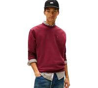 Tommy Jeans Tjm Reg S Flag Crew Dm0Dm20741, Felpa Pullover, Uomo, Rosso (Red Wine), XS