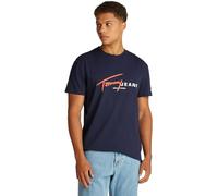 Tommy Jeans Tjm Reg Signtr Dna Tee Ext Dm0Dm20817, Maglietta a Maniche Corte, Uomo, Blu (Dark Night Navy), XXL