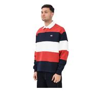 Tommy Jeans - TJM Relax Badge Stripe Sweatshirt - - Tops - Uomo - Multicolore - M