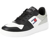 Tommy Jeans Tjm Retro Basket Ess Em0Em01395, Sneaker, Uomo, Grigio (Faded Willow/Black), 44 EU