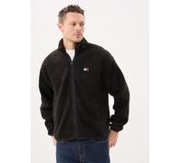 Tommy Jeans - Tjm Rlx Badge Zip-Th Nero - Abbigliamento L Nero