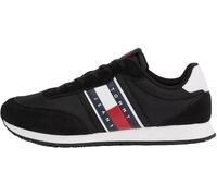 Tommy Jeans Tjm Runner Casual Ess Em0Em01351, Sneaker da Corsa, Uomo, Nero (Black), 43 EU