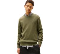 Tommy Jeans - Maglione slim verde con logo sul petto 52