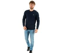 Tommy Jeans Pullover 'Essential' navy / rosso / bianco, Taglia L