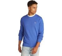 Tommy Jeans Tjm Slim Essential Light Sweater Pullover, Blue (Tempo Blue), XXL Plus Uomo