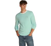 Tommy Jeans Tjm Slim Essential Light Sweater Pullover, Green (Spring Mint), 5XL Uomo
