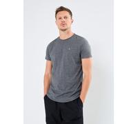 Tommy Jeans - TJM Slim Jaspe Crew Neck Grigio - Abbigliamento XXL Grigio