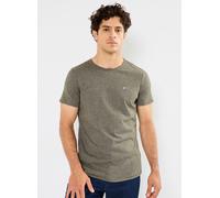 Tommy Jeans - TJM Slim Jaspe Crew Neck Verde - Abbigliamento XXL Verde