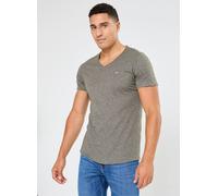 Tommy Jeans - TJM Slim Jaspe V Neck Verde - Abbigliamento XS Verde
