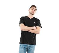 Tommy Jeans Tjm Slim Jersey C Neck Ext Dm0Dm09598, Top in Maglia a Maniche Corte, Uomo, Nero (Black), L