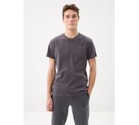 Tommy Jeans Maglietta a maniche corte Uomo TJM Slim Linear Chest Tee Grigio (Washed Black) XXL