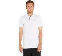 Tommy Jeans Tjm Slim Placket Polo Dm0dm15370, Polo a maniche corte Uomo, Bianco (White), M