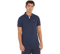 Tommy Jeans Slim Placket M - polo - uomo XL Blue man Cotone Organico/Biologico